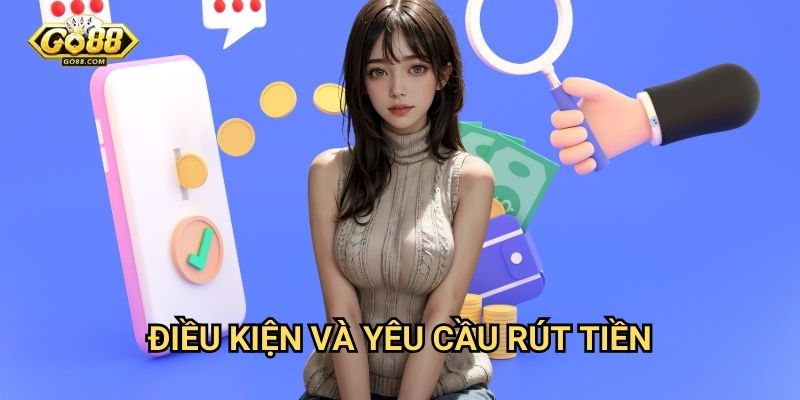 Rút tiền Go88: Quy trình xử lý nhanh chóng trong vòng 5 phút 2 Điều kiện và yêu cầu rút tiền