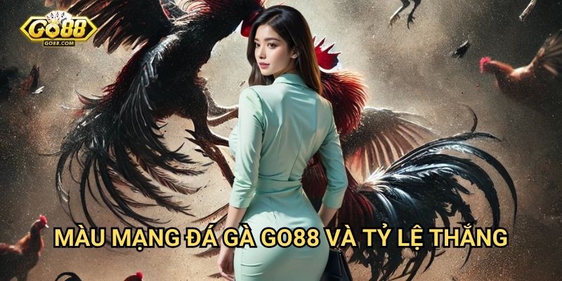 Màu mạng đá gà Go88: Bí quyết phân biệt gà chiến thắng 3 Màu mạng đá gà Go88 và tỷ lệ thắng