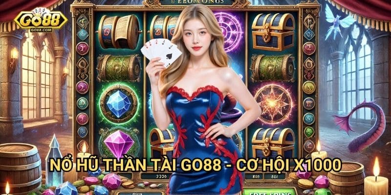 Nổ hũ thần tài Go88: Vận may tài lộc đến từng giây phút 3 Nổ hũ thần tài Go88 - Cơ hội x1000